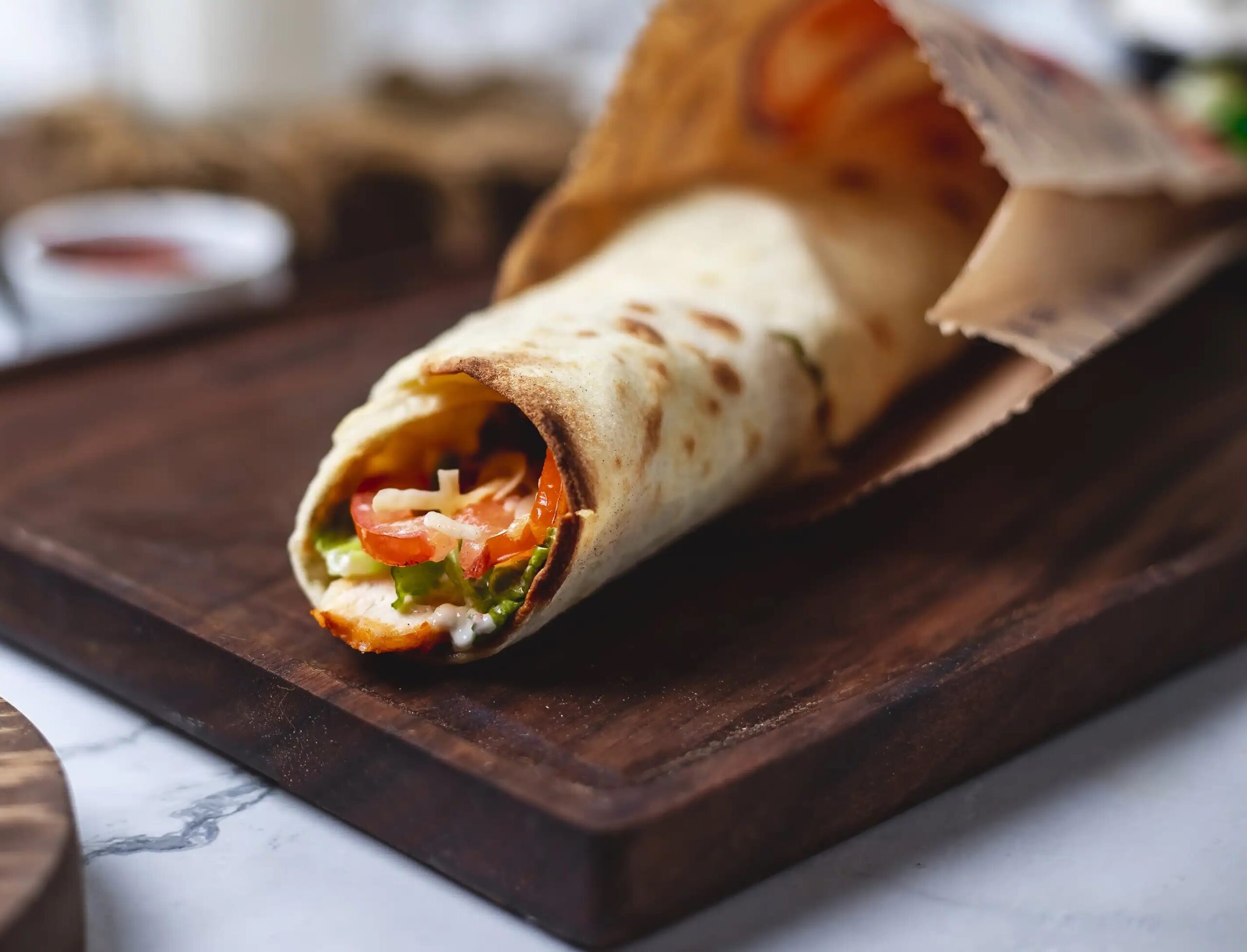 Paneer Frankie Variation